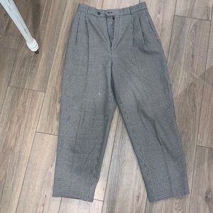 Vintage Houndstooth High Rise Pants